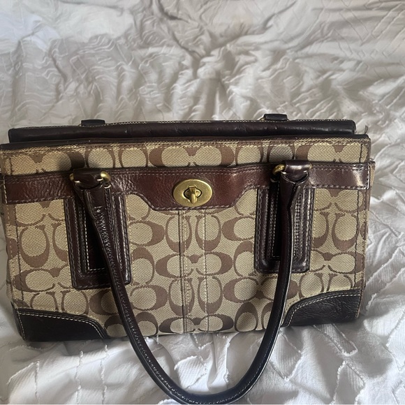 Coach Handbags - Coach Brown and Tan vintage bag